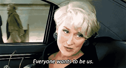 Everyone wants to be us